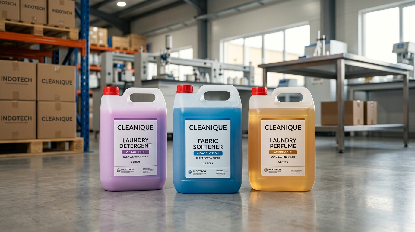 Rangkaian Produk Chemical Laundry PT Indotech Berkah Abadi