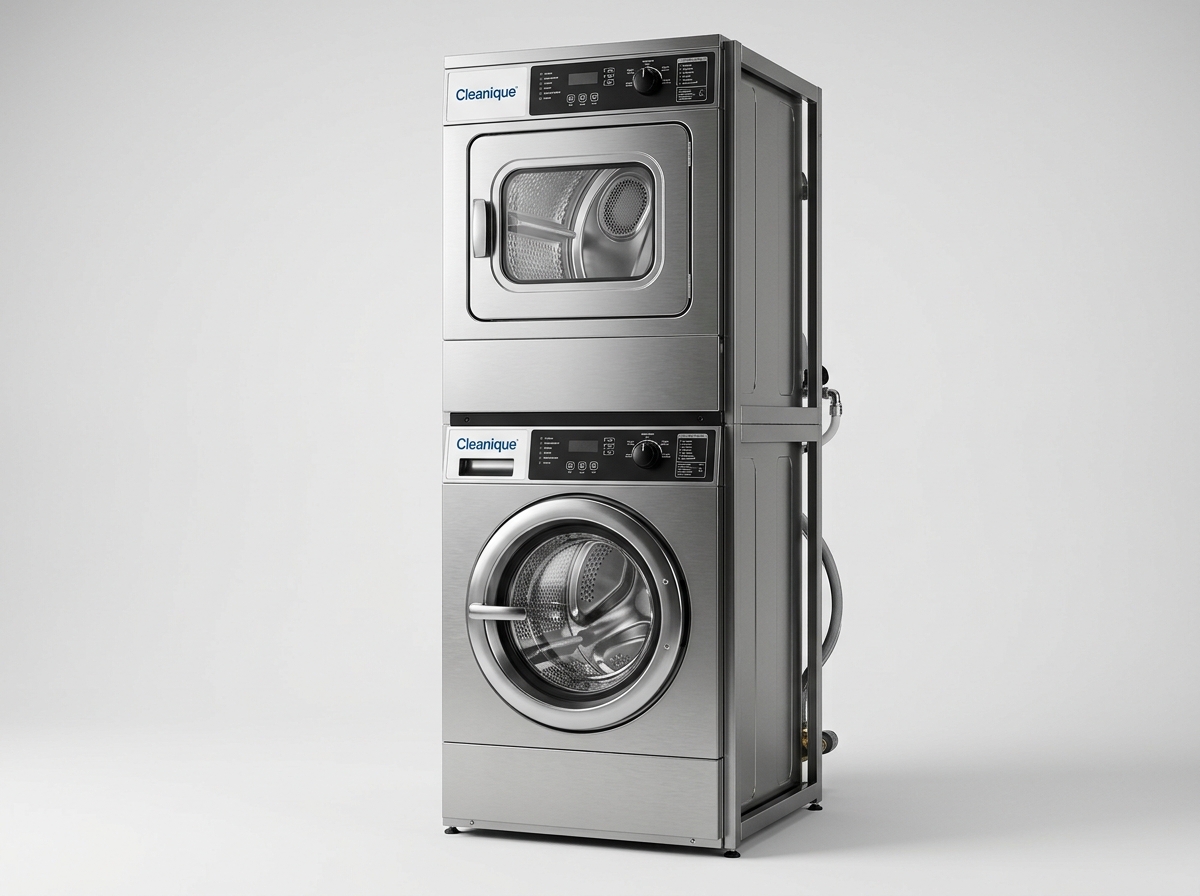 Mesin Cuci Komersial dan Dryer Heavy Duty Cleanique
