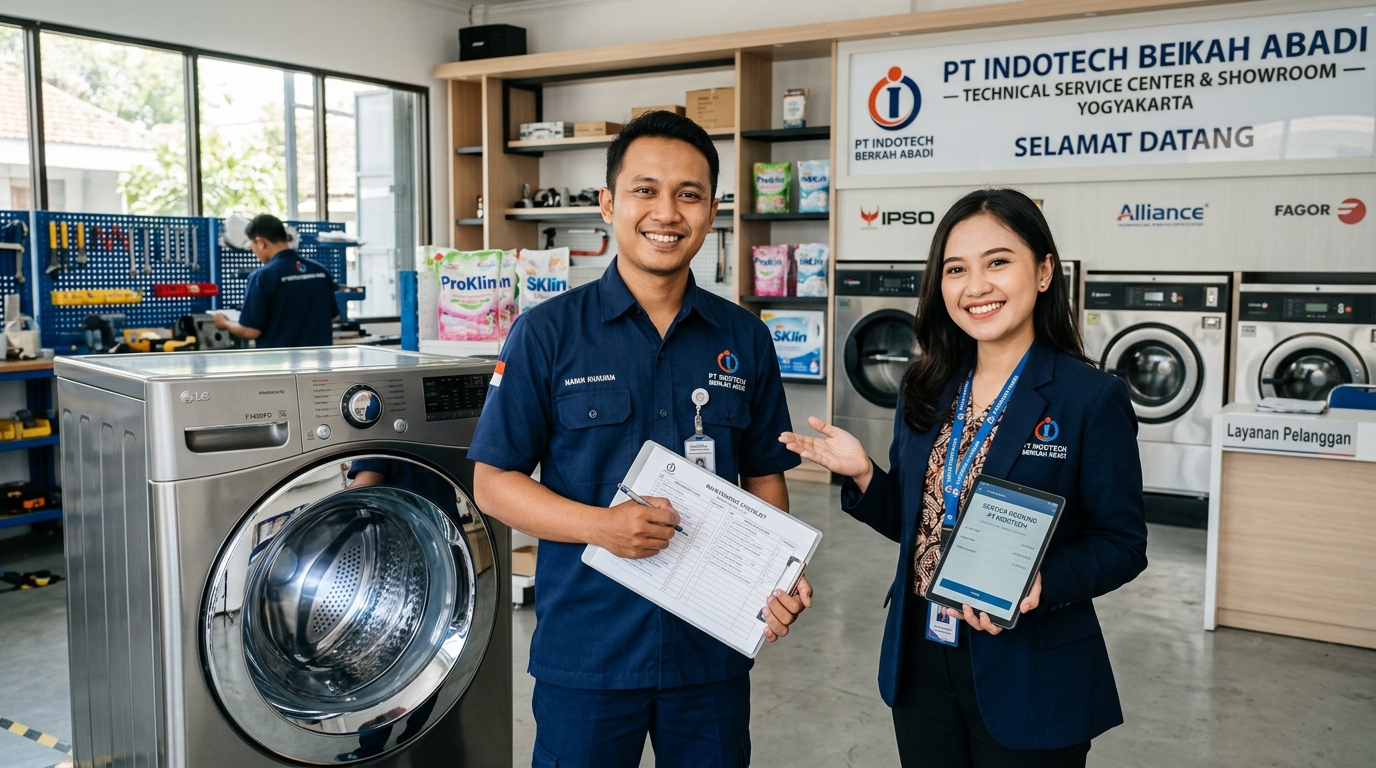 Fasilitas Workshop & Tim Teknis PT Indotech Berkah Abadi Sleman